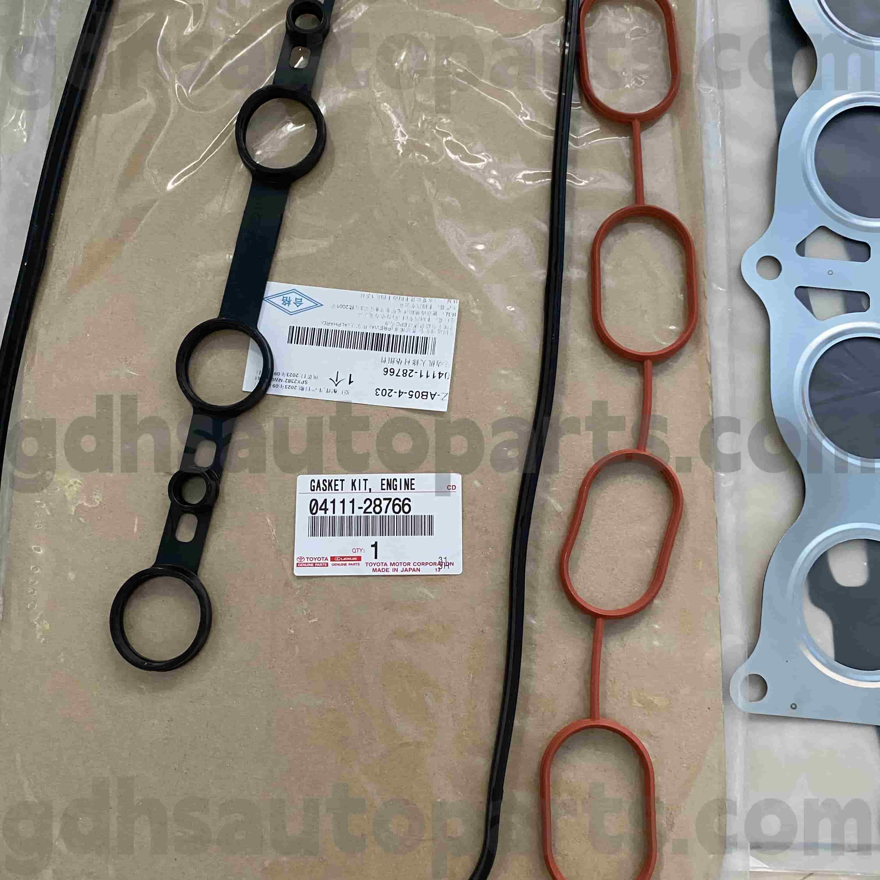 04111-28766 Toyota Genuine Parts Engine Основен комплект за преработка на Previa, Easpa, Alphard