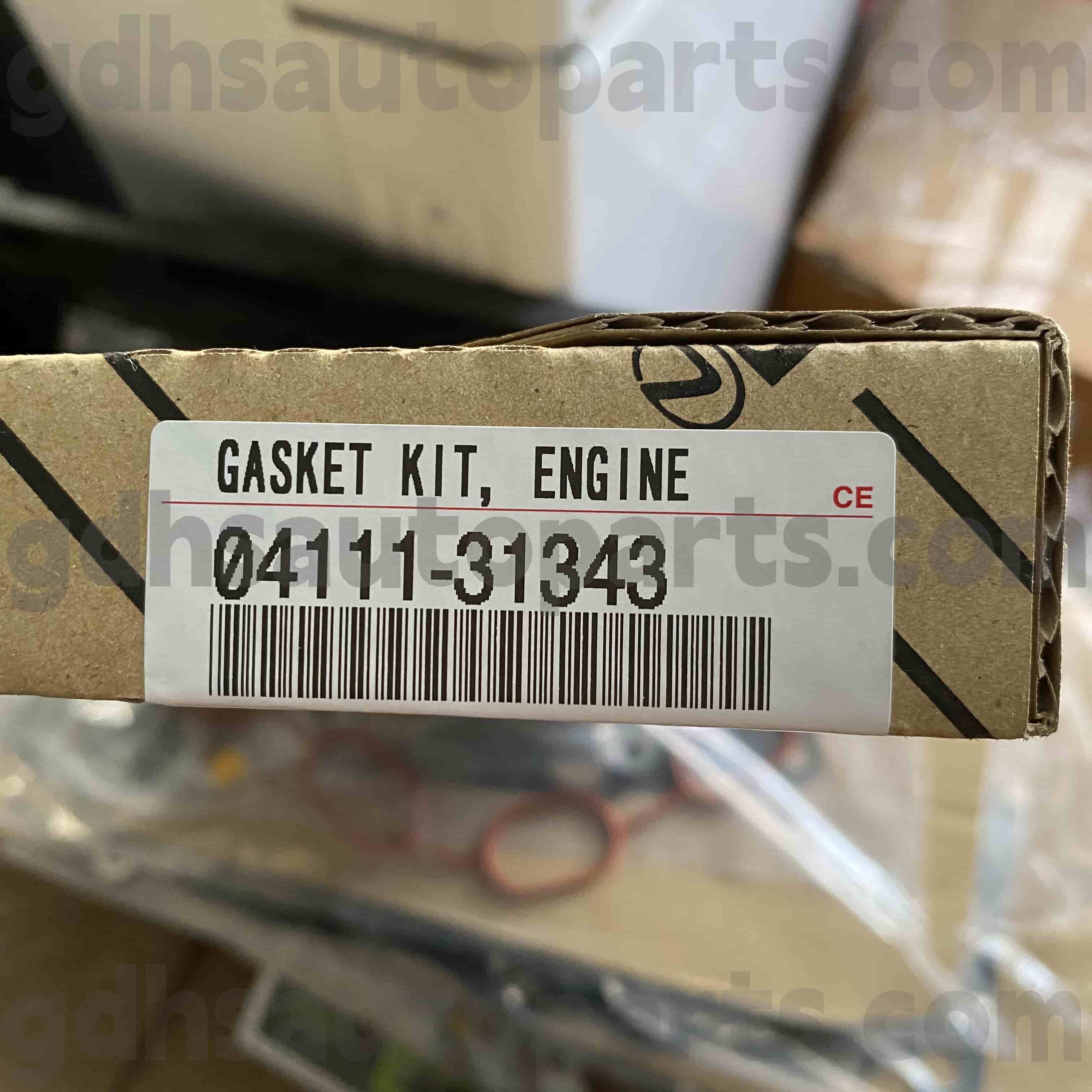 04111-31343 Toyota Genuine Parts Engine Основен комплект за основен ремонт за Fortuner, Hilux, Land Cruiser Prado