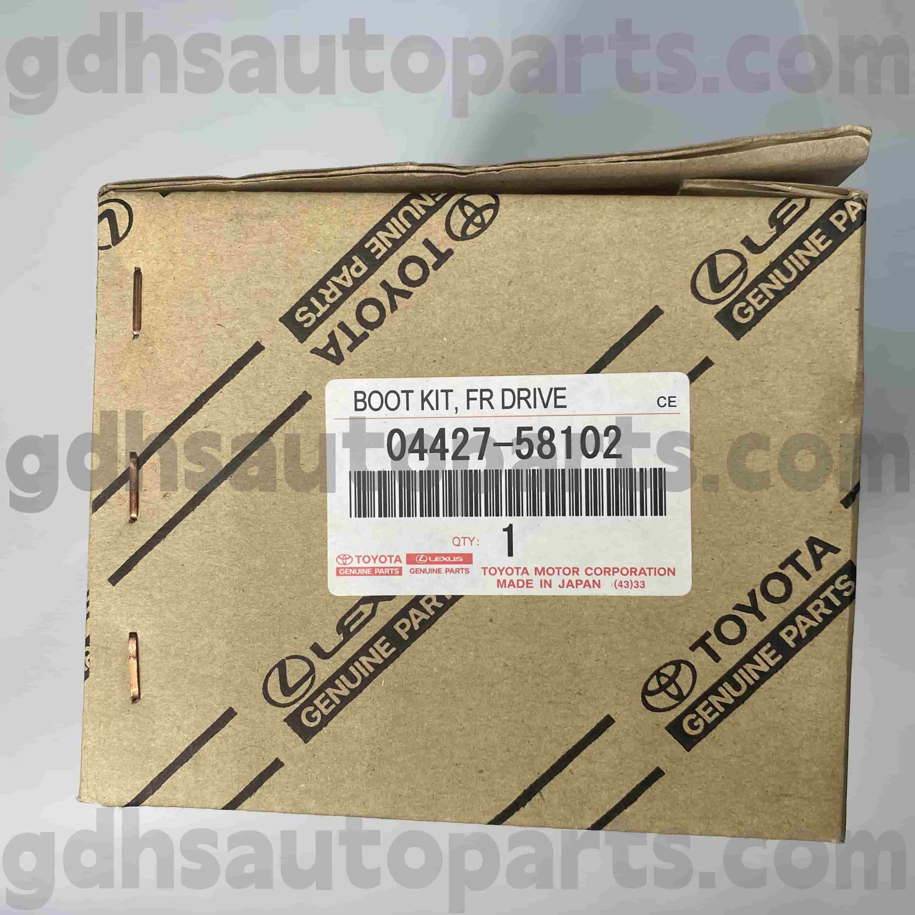 04427-58102 Toyota Истински части отпред отпред отпред CV Boot за Alphard Chassis no. AYH30