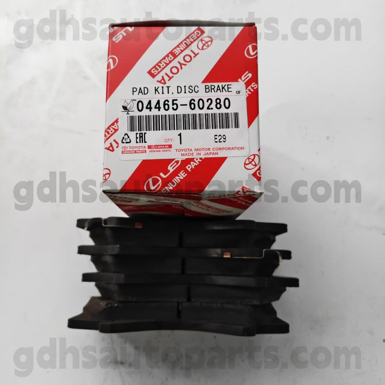 04465-60280 TOYOTA Истински части Преден спирачен наклад за Land Cruiser 、 LX450D/460/570 Шаси №. Uzj200