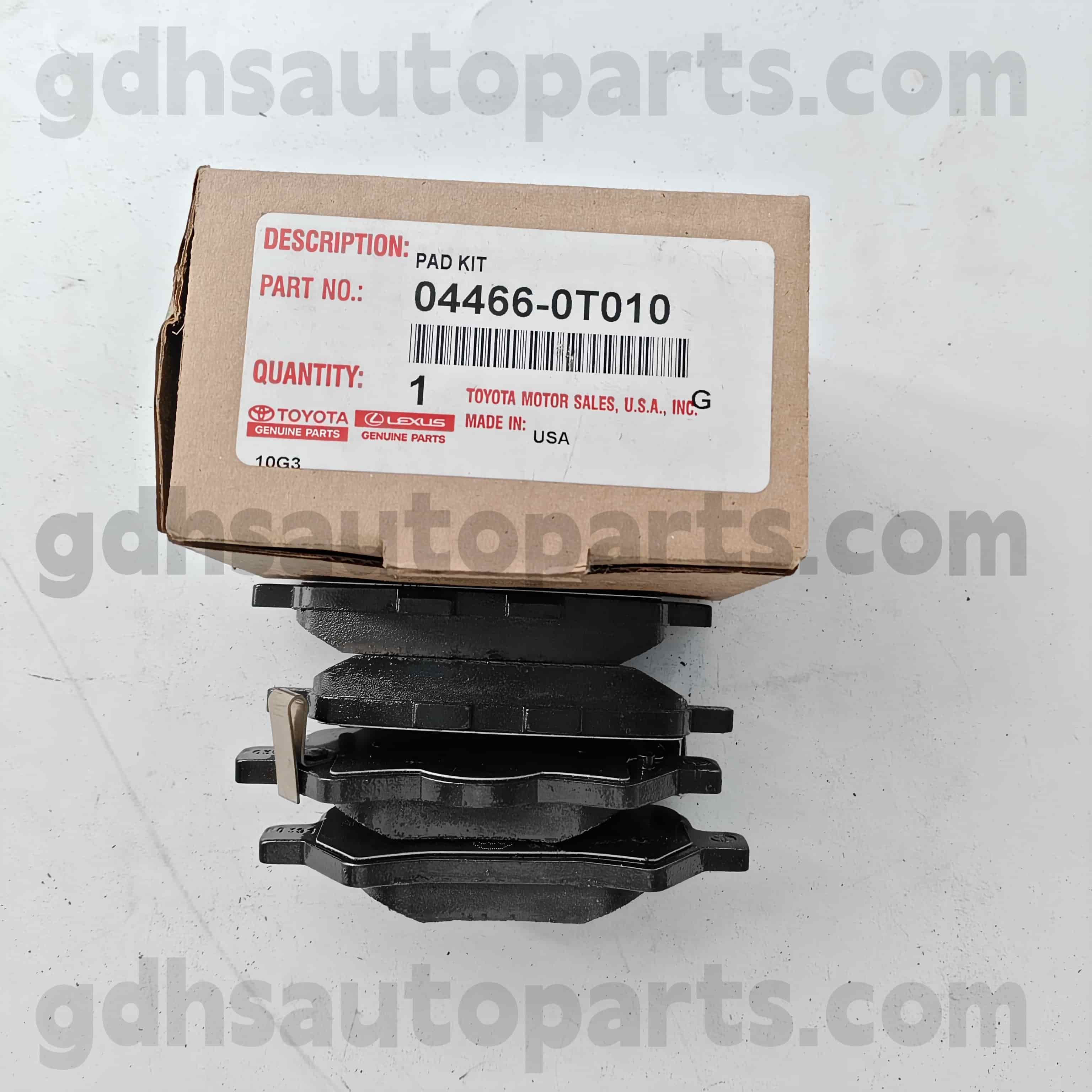 04466-0T010 TOYOTA Истински части задна спирачна награда за шаси на Venza №. Agv1#