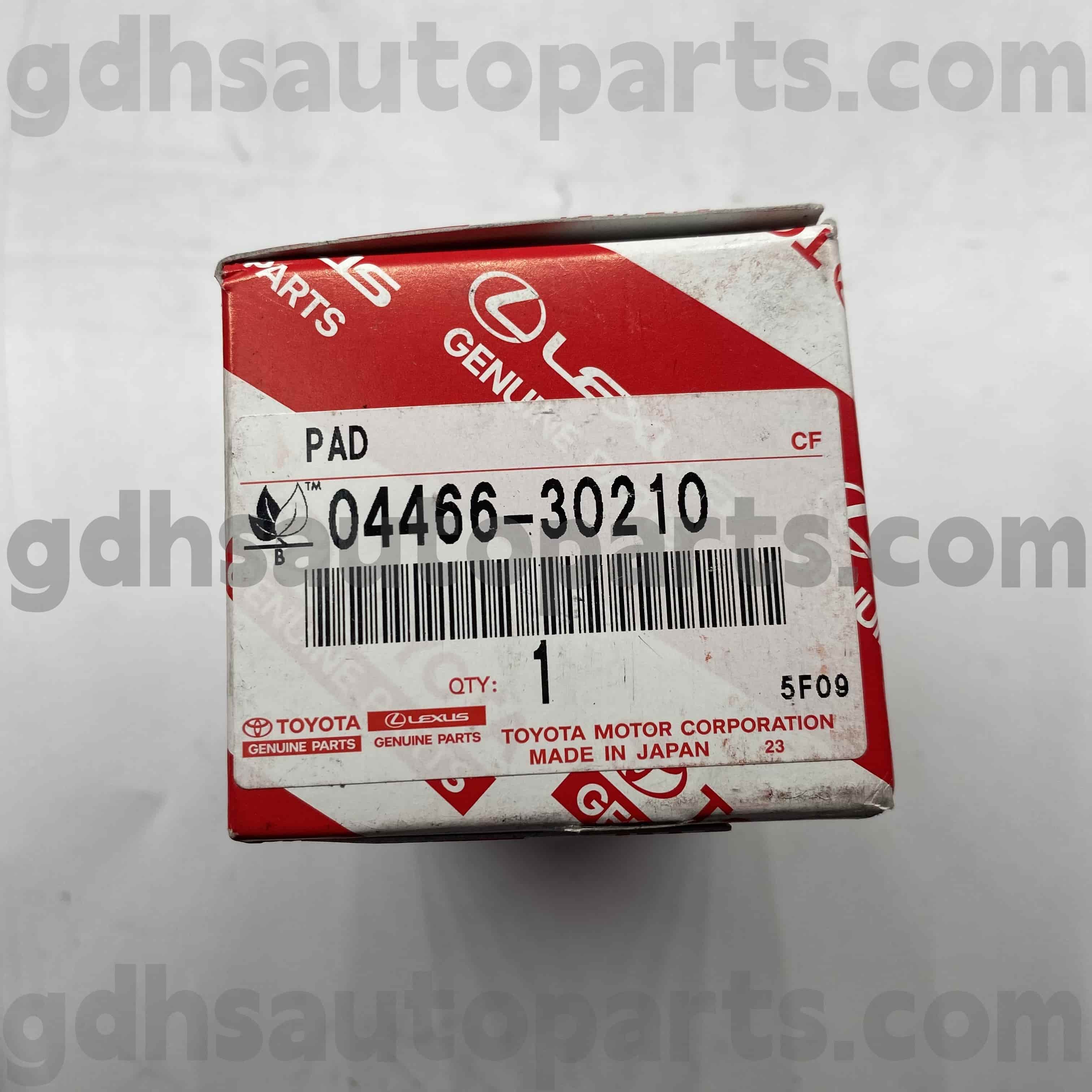 04466-30210 Toyota Истински части задни спирачни накладки за Reiz, Crown/Majesta, Lexus GS Series Chassis no. GRS182 GRX122
