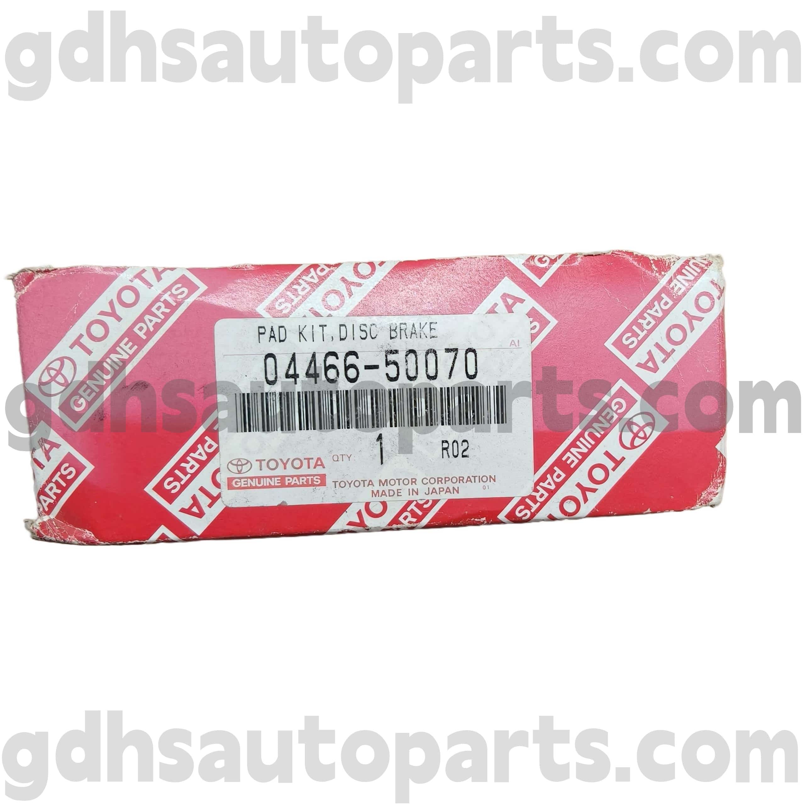 04466-50070 Toyota Истински части задни спирачни накладки за LEXUS LS400 шаси №. UCF10 -9208