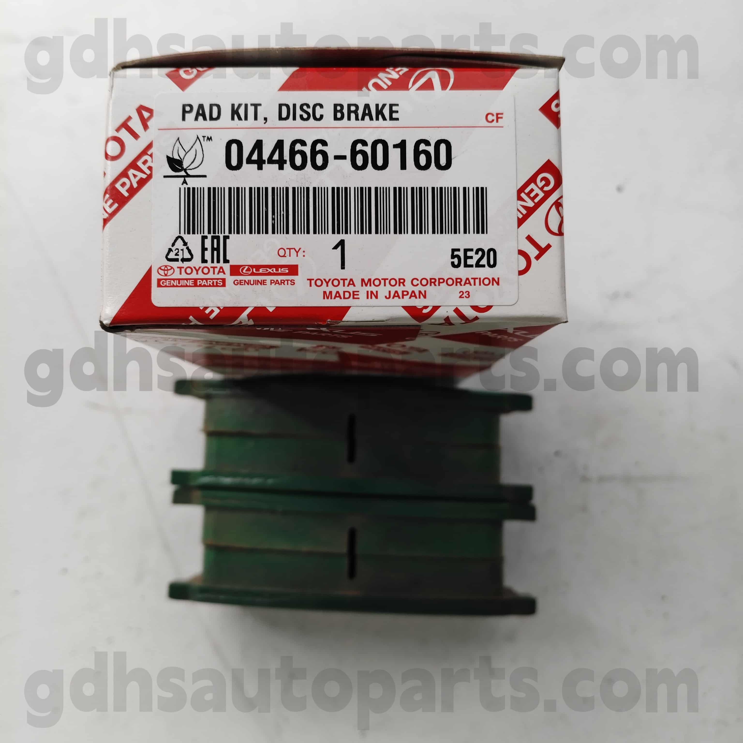 04466-60160 Toyota Истински части задна спирачна накладка за Land Cruiser 、 LX450D/460/570 Шаси №. URJ202