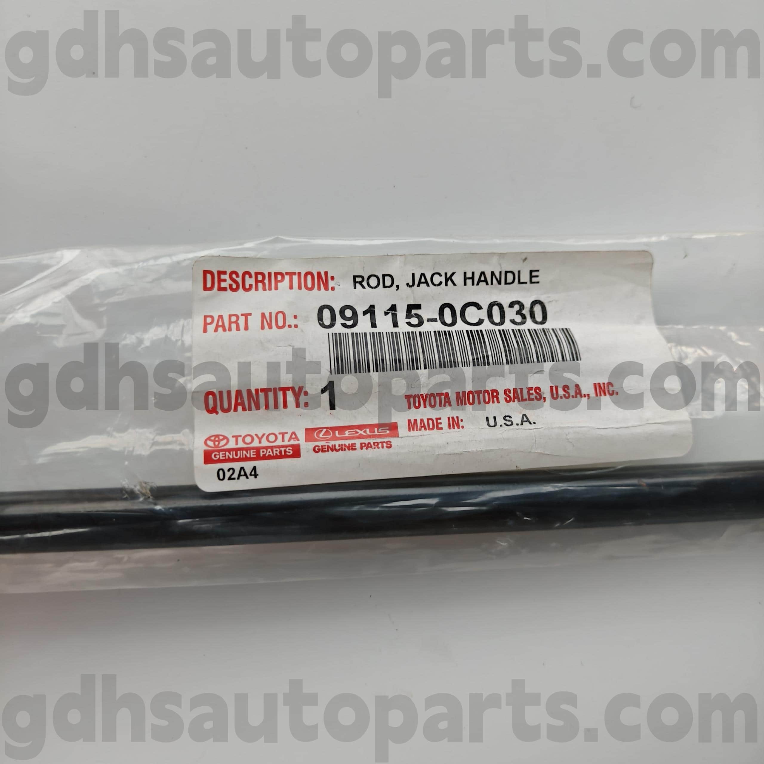 09115-0C030 Toyota Истински части за части за Tacoma, Sequoia, шаси на тундра №. UCK6#