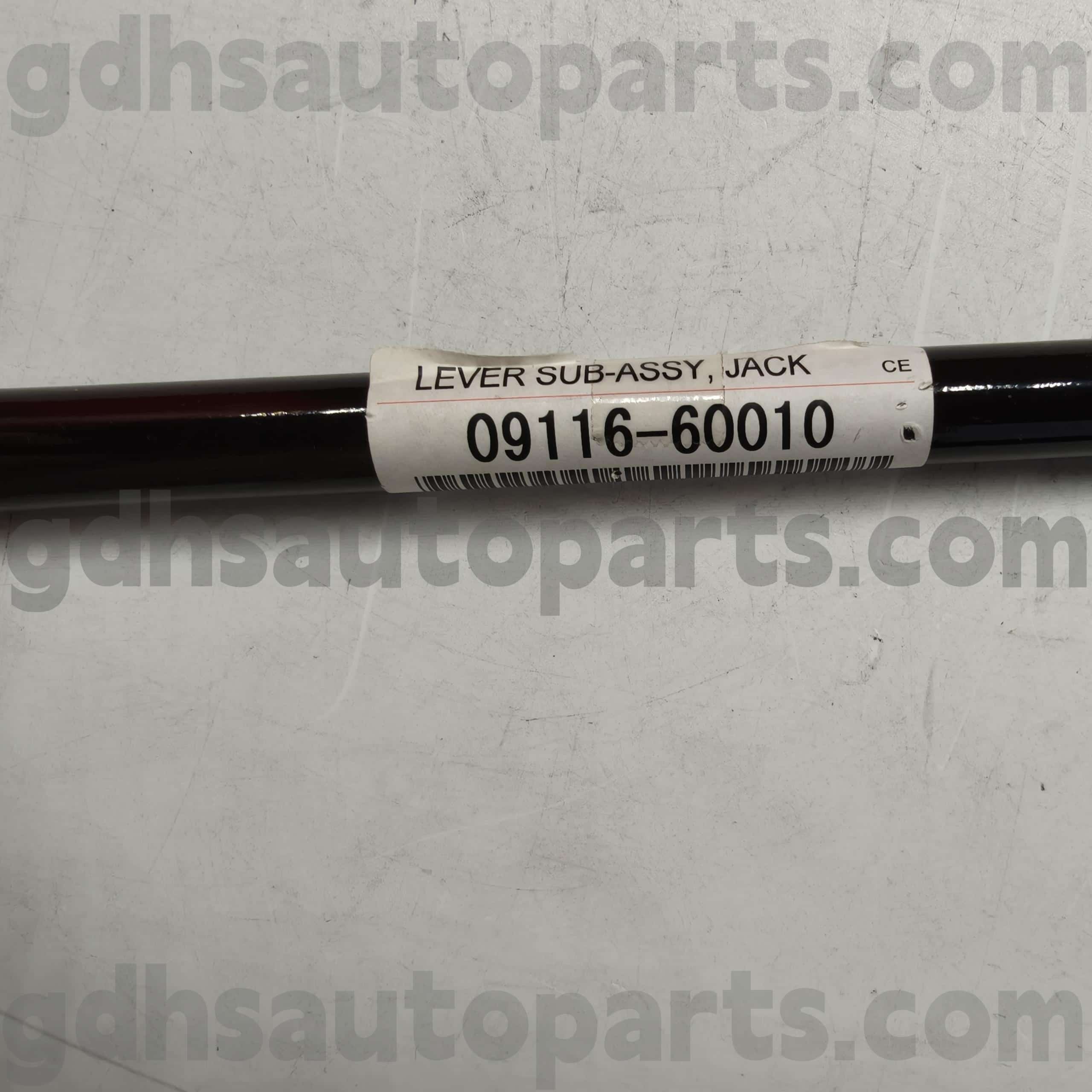 09116-60010 Toyota Истински части Джак Дръжка за Mega Cruiser, Previa, Ganvia Chassis No. FZJ80