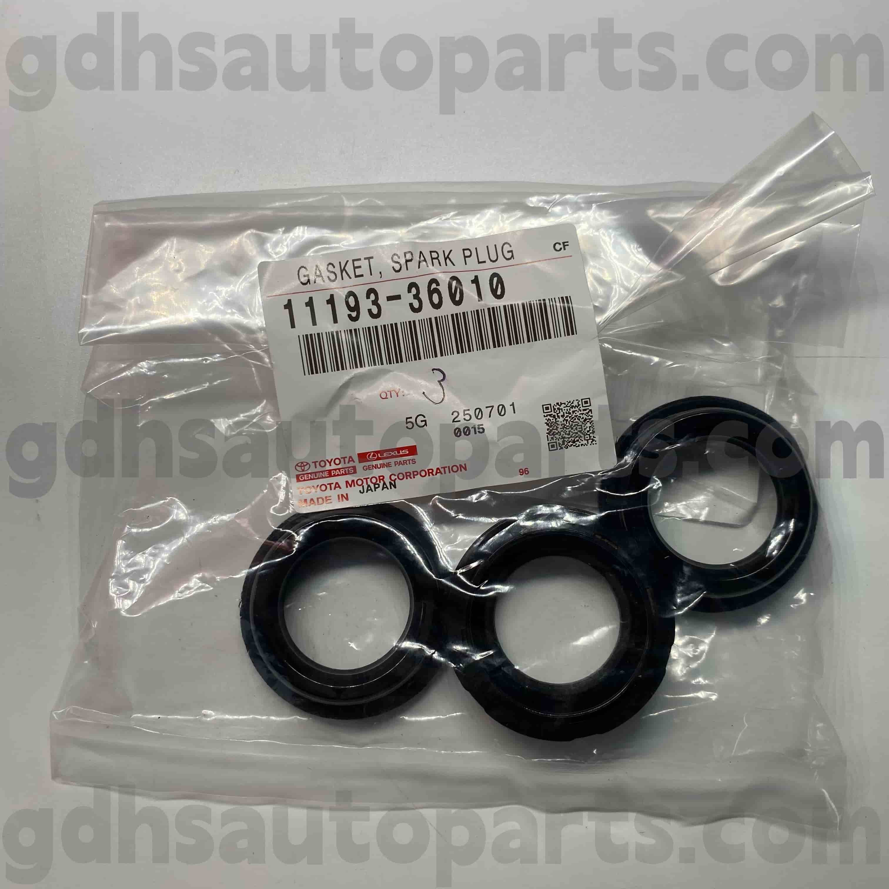 11193-36010 Toyota Истински части Spark Plag Gubber Ring for Harrier, Lexus ES350/300H шаси №. AYH30