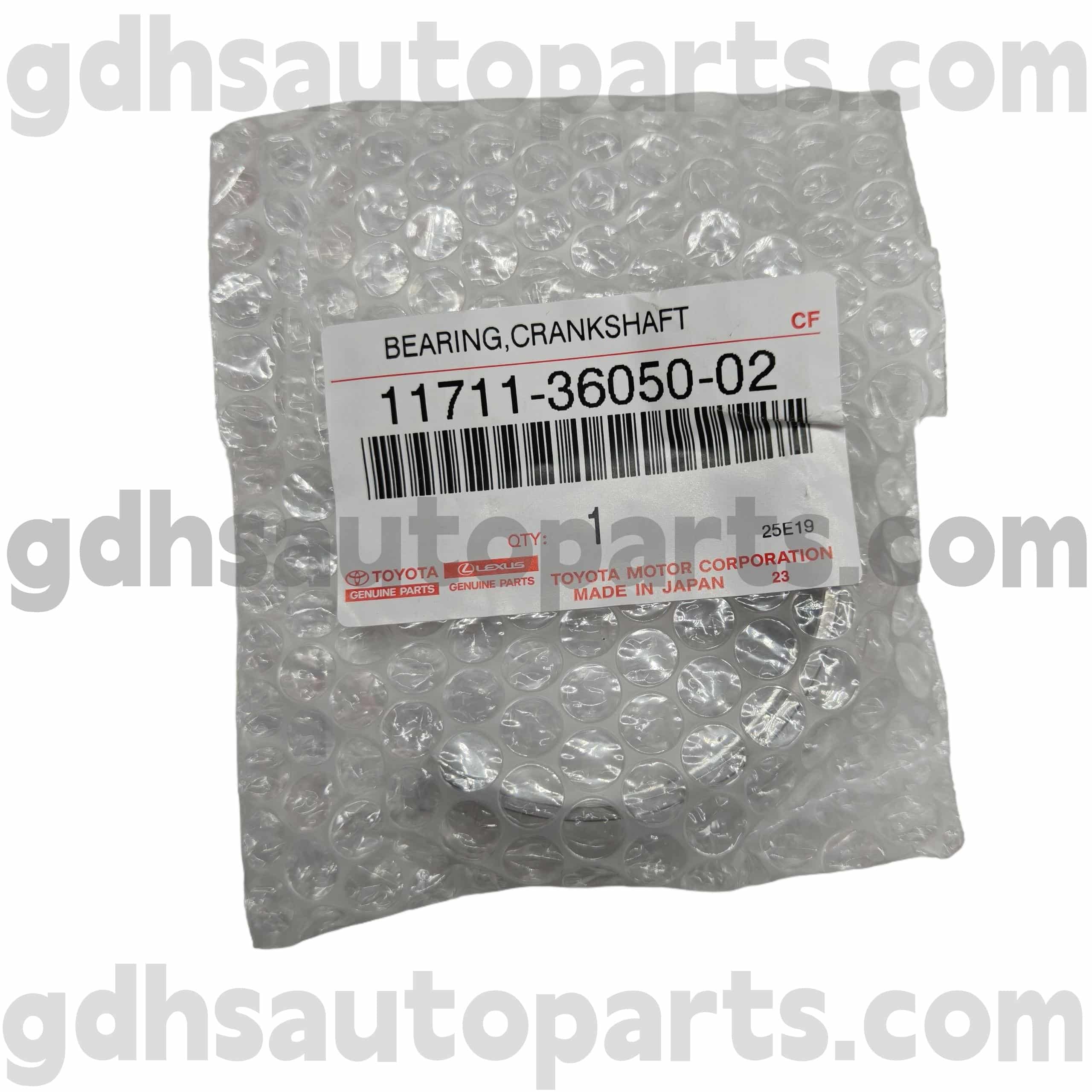 11711-36050-02 Оригинални части Toyota Лагер на коляновия вал за CAMRY, RAV4, LEXUS ES350/300H шаси NO.AYH30