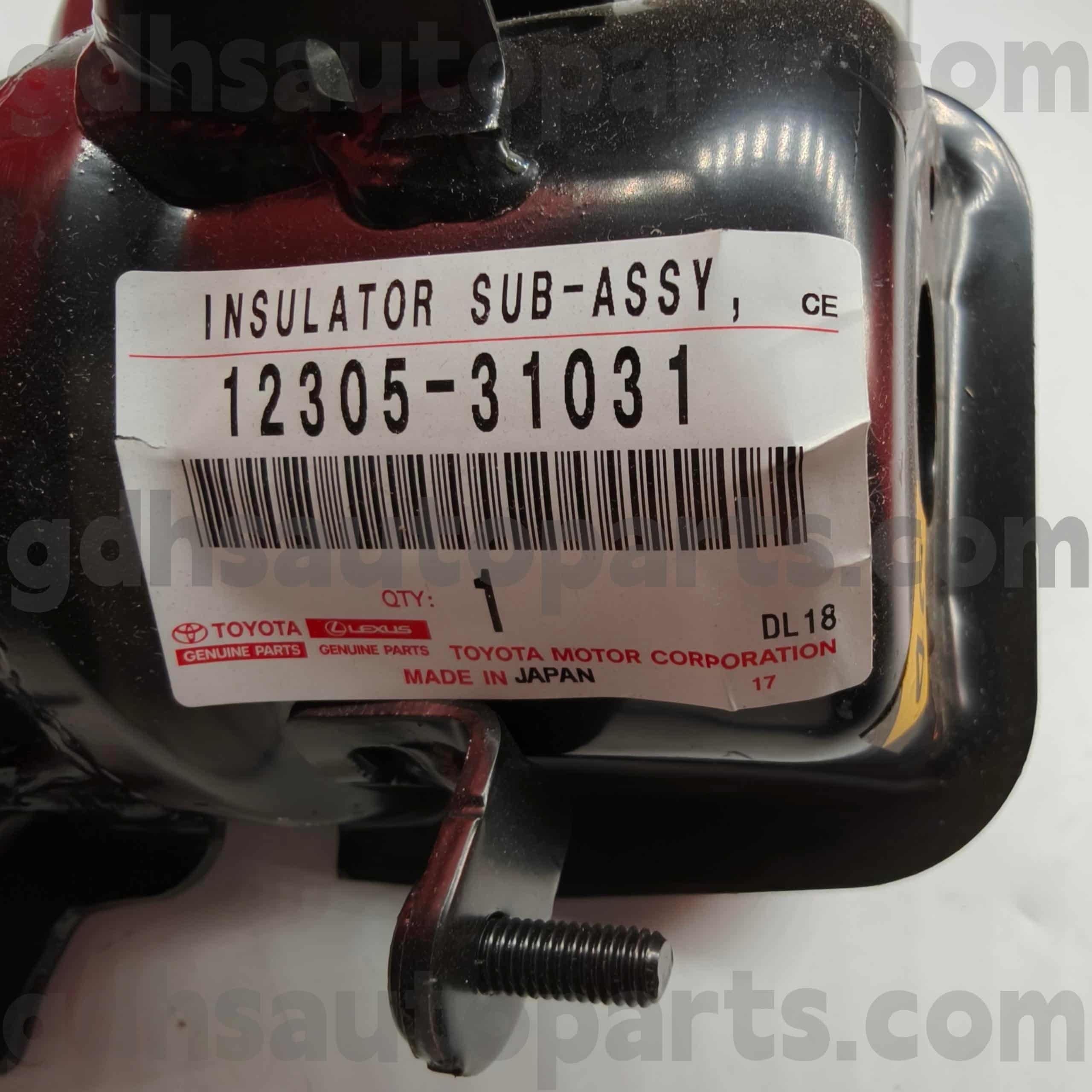 12305-31031 Оригинални части Toyota Дясна стойка на двигателя за CAMRY/HYBRID, RAV4 шаси
