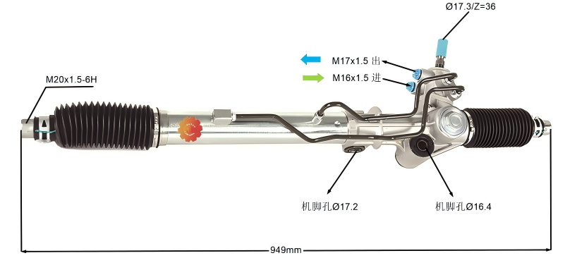 44250-60012 Автомобилен кормилен механизъм