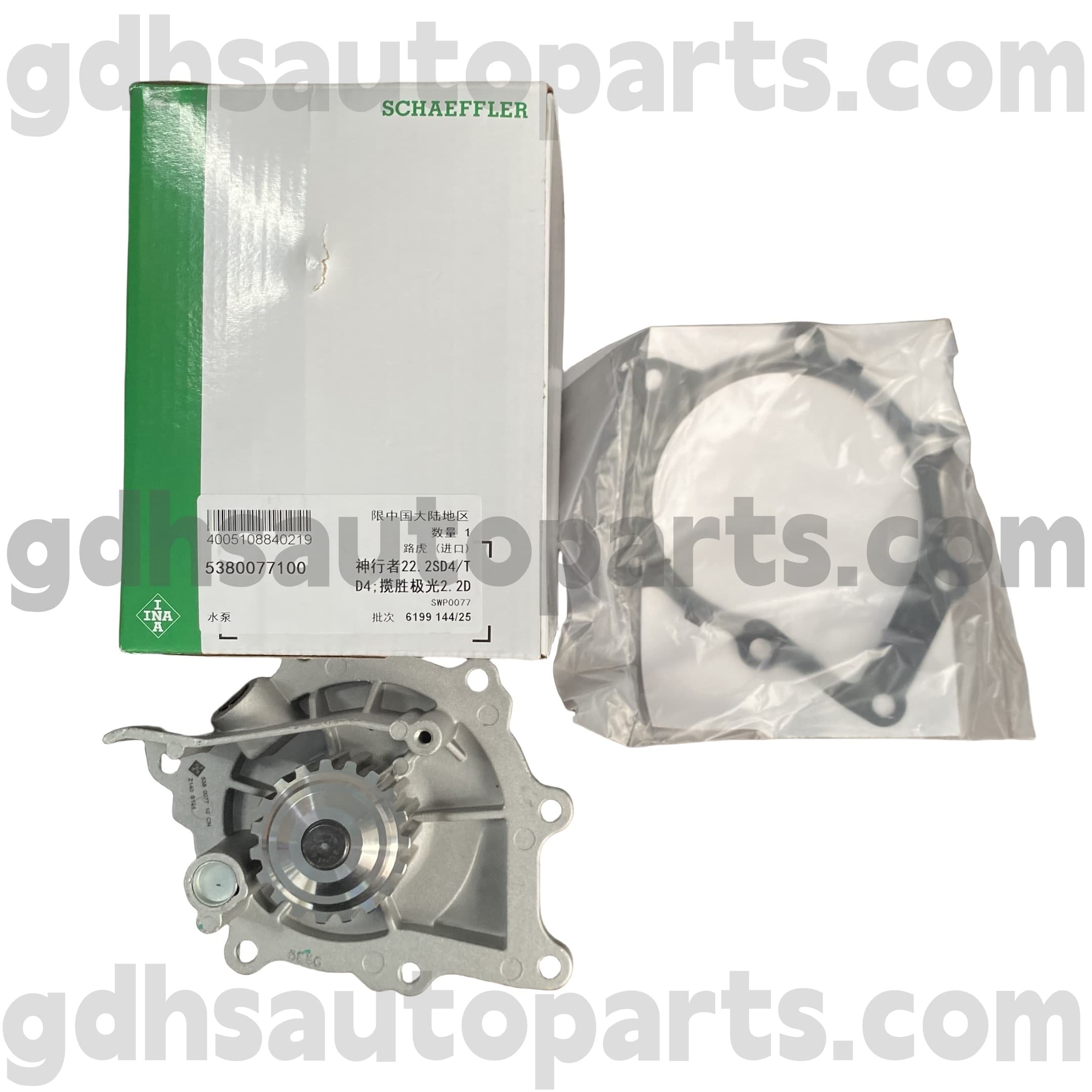 5380077100 Schaeffler INA Водна помпа за Range Rover Evoque, Land Rover Freelander 2 Oe no. LR011694