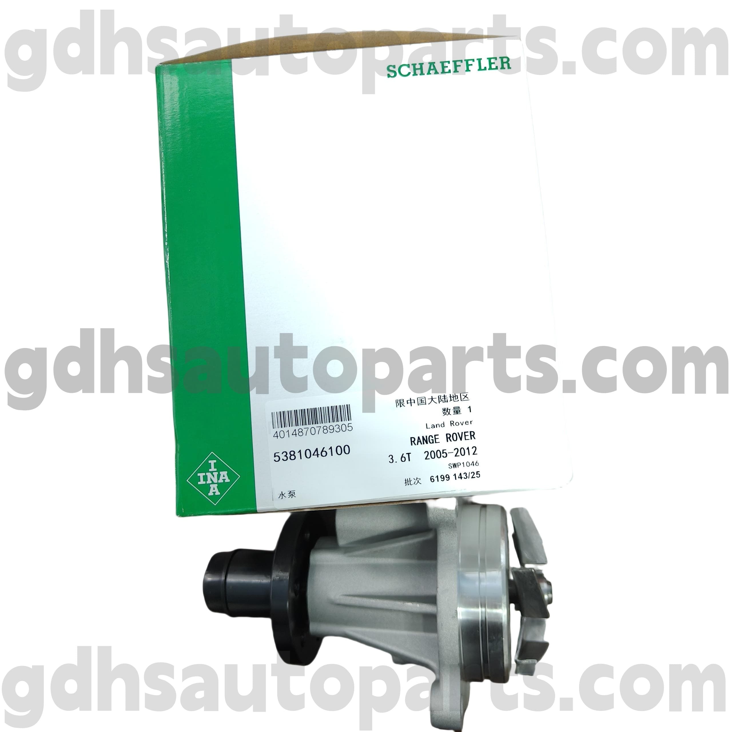 5381046100 Schaeffler INA Водна помпа за Range Rover, Range Rover Sport OE NO. LR008863