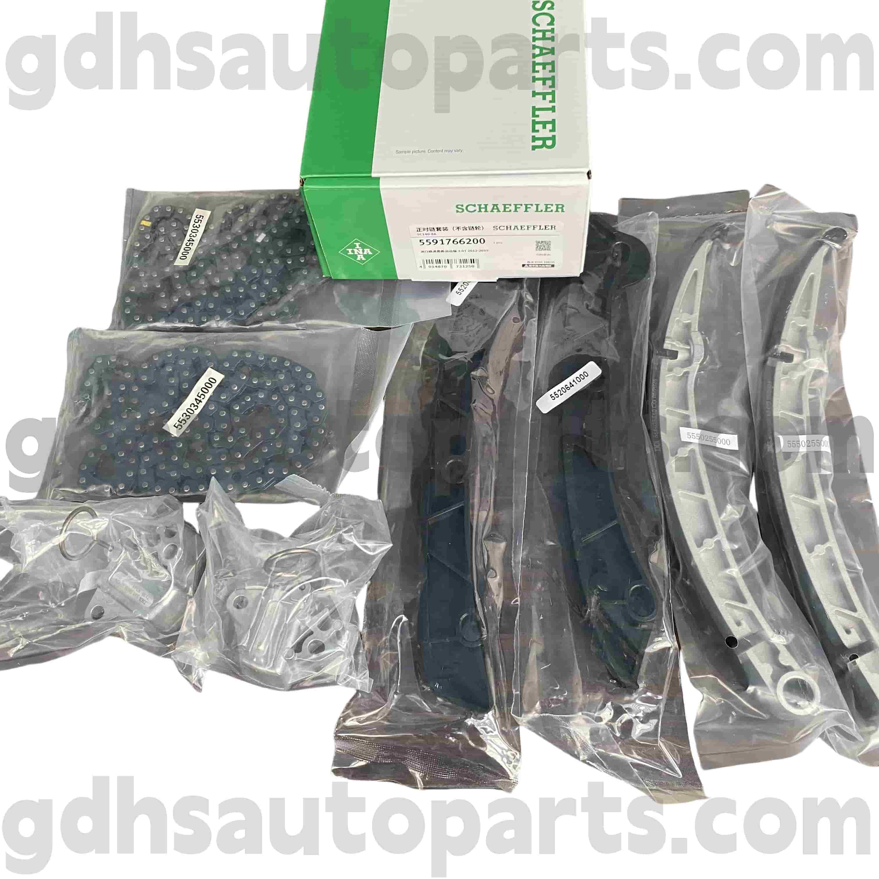 5591766200 Schaeffler INA Drive Belt Onsninger за Range Rover, Range Rover Sport, Range Rover Evoque, Range Rover Velar OE No.LR095472