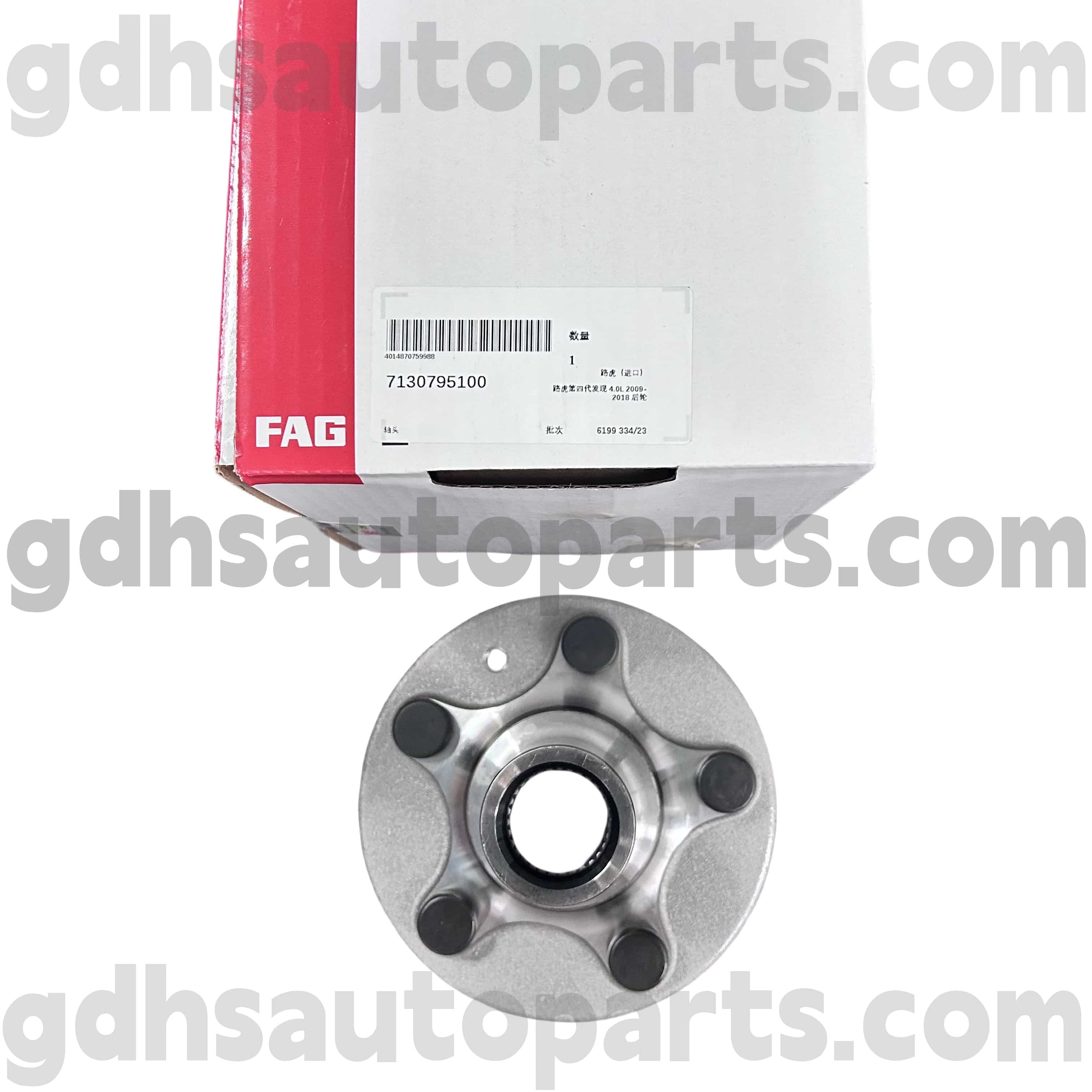 7130795100 Schaeffler Fag Wheel Hub Lafing Flange for Range Rover Sport, Land Rover Discovery 4 Oe no. RUC500120
