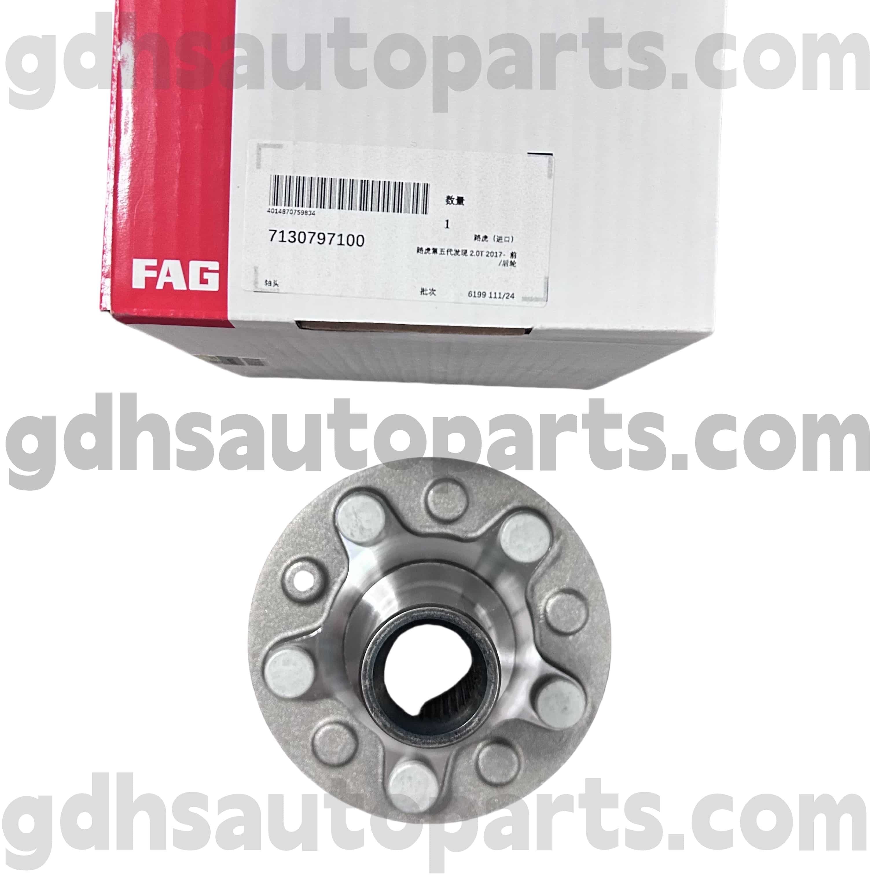 7130797100 Schaeffler FAG HUB HUB LAFING за Range Rover, Range Rover Sport, Land Rover Discovery 4, нов Defender Oe no. LR081538