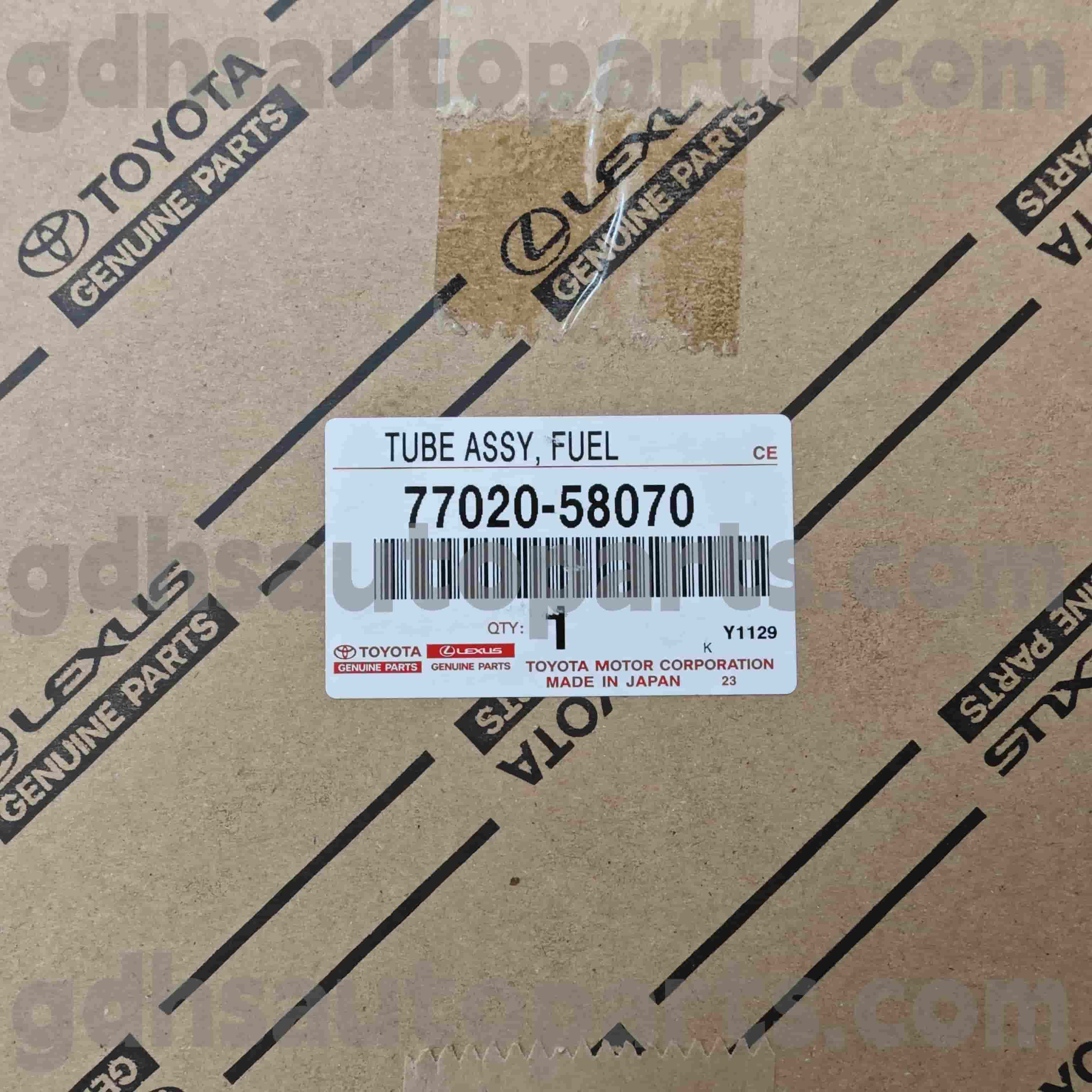 77020-58070 Toyota Истински части за горивни помпа за Alphard/Vellfire 、 Lexus LM350/LM300H шаси №. GGH30