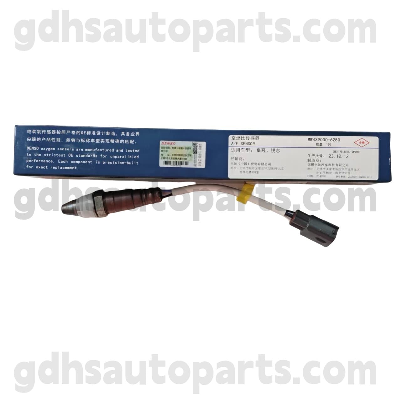 MW439000-6280 Toyota Истински части Преден кислороден сензор за Reiz 、 Chassis Crown No. GRS218 OE no. 89467-0P010